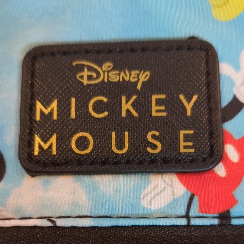 Disney Mickey Mouse Blue and Black Crossbody Bag - Picture 7 of 7